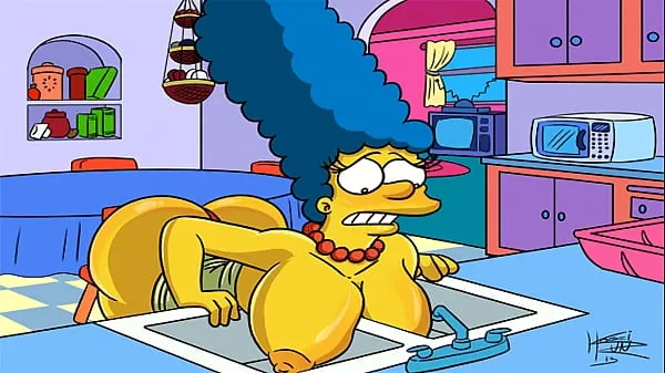 The Simpsons Hentai - Marge Sexy (GIF toplam Videoyu izleyin