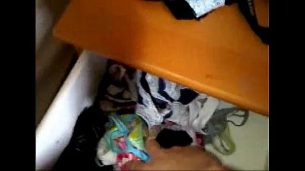 Tonton sisters thong collection and dirty thongs/clothes total Video