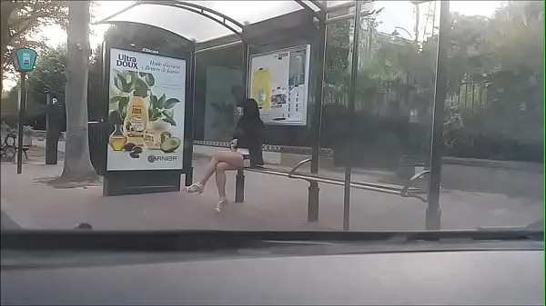 Watch bitch at a bus stop total Videos