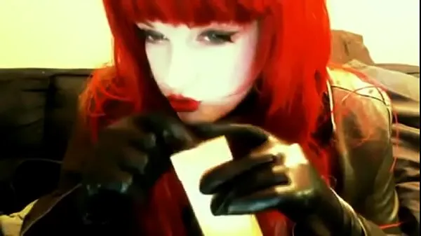 Tonton goth redhead smoking jumlah Video