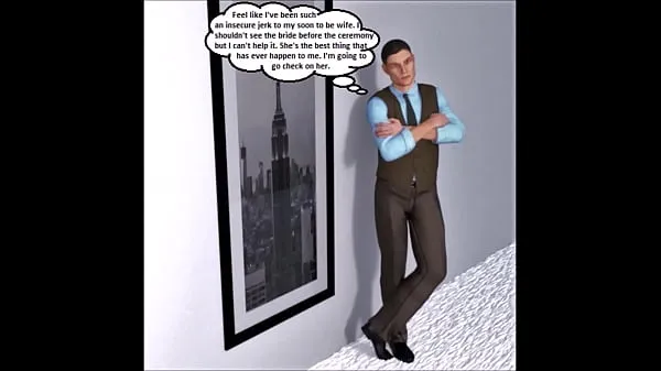 Összesen 3D Comic: HOT Wife CHEATS on Husband With Family Member on Wedding Day videó
