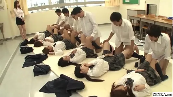 Watch JAV synchronized missionary sex led by teacher total Videos