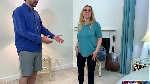 Watch Stepson helps stepmom make an exercise video - Erin Electra total Videos