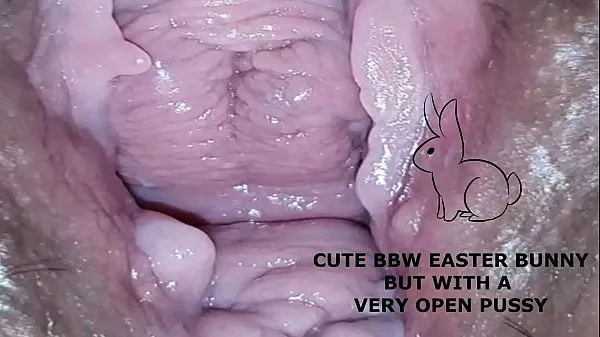 دیکھیں Cute bbw bunny, but with a very open pussy کل ویڈیوز