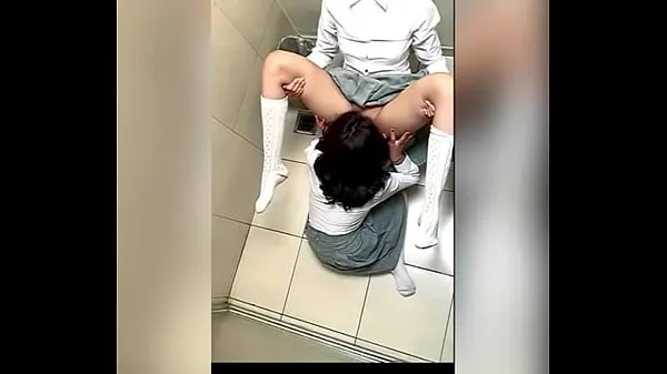 Watch Two Lesbian Students Fucking in the School Bathroom! Pussy Licking Between School Friends! Real Amateur Sex! Cute Hot Latinas total Videos