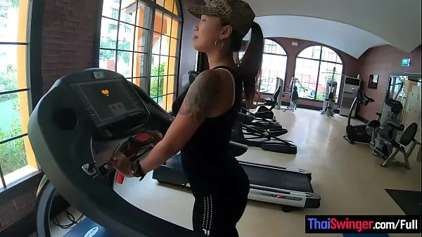 Watch Amateurs doing a gym workout before having sex on camera in the hotel total Videos