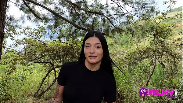 Watch Offering money to sexy girl in the forest in exchange for sex - Salome Gil total Videos