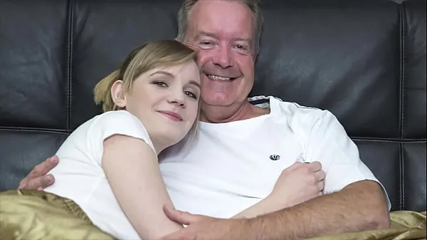 Watch Sexy blonde bends over to get fucked by grandpa big cock total Videos
