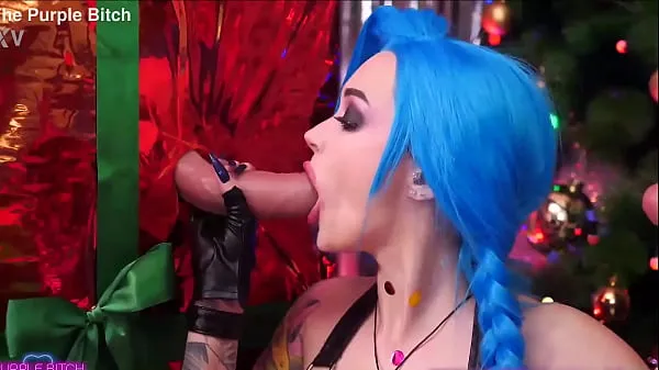 Watch X-mas Glory Hole for Jinx cosplay total Videos