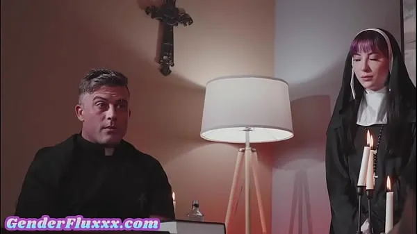 دیکھیں Religious sub sucking priest cock in duo after church کل ویڈیوز