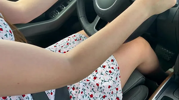 Watch Stepmother: - Okay, I'll spread your legs. A young and experienced stepmother sucked her stepson in the car and let him cum in her pussy total Videos