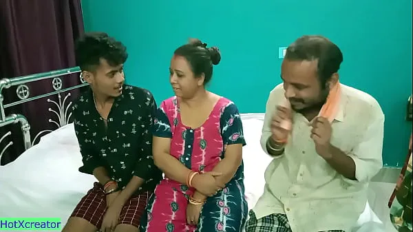 Watch Hot Milf Aunty shared! Hindi latest threesome sex total Videos