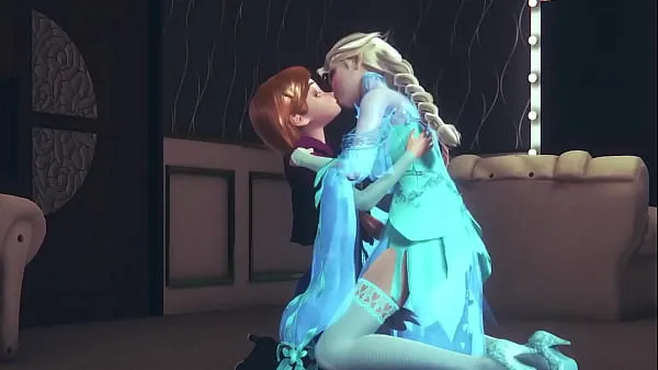 Tonton Futa Elsa fingering and fucking Anna | Frozen Parody jumlah Video