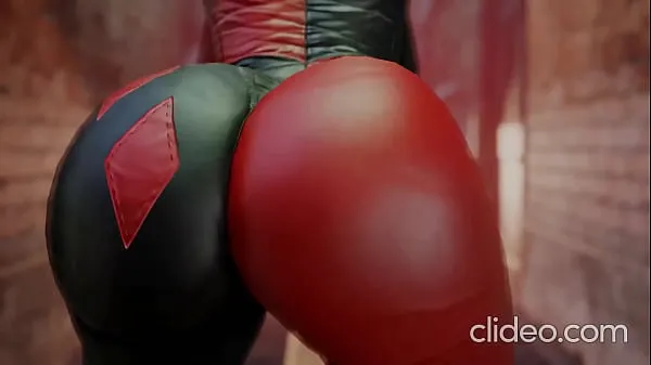 Katso yhteensä Harley Quinn shaking her bubble booty videota