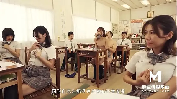Obejrzyj łącznie Trailer-MDHS-0009-Model Super Sexual Lesson School-Midterm Exam-Xu Lei-Best Original Asia Porn Video filmów
