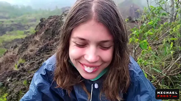 Watch The Riskiest Public Blowjob In The World On Top Of An Active Bali Volcano - POV total Videos