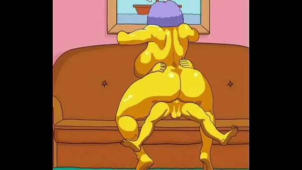 Se Selma Bouvier from The Simpsons gets her fat ass fucked by a massive cock videoer i alt