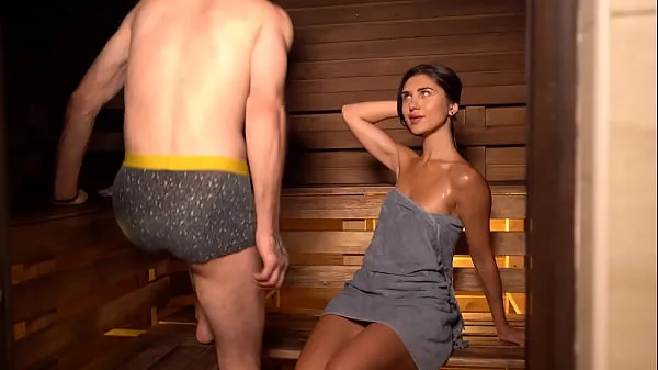 Watch It was already hot in the bathhouse, but then a stranger came in total Videos
