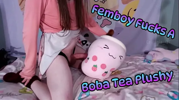 Tonton Femboy Fucks A Boba Tea Plushy! (Teaser jumlah Video