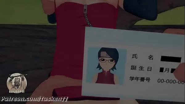 Watch Sarada Uchiha Gets Spitroasted by two big cocks total Videos