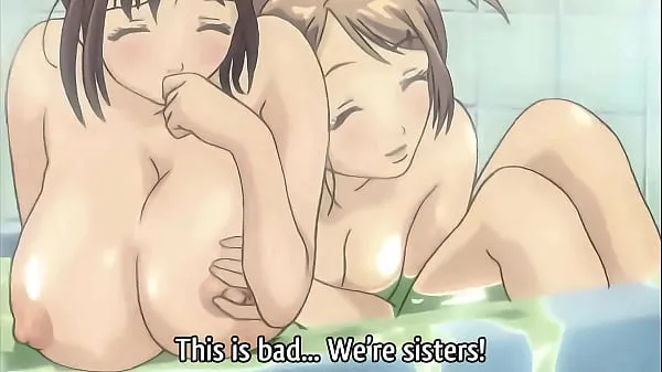 Watch step Sisters Taking a Bath Together! Hentai [Subtitled total Videos