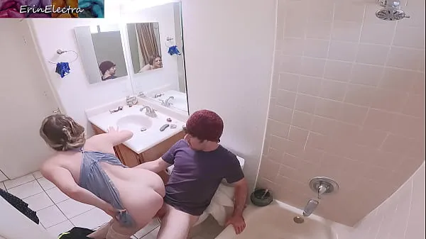 Watch Masturbating stepmom in the bathroom invites stepson in for sex total Videos