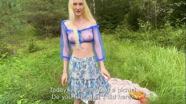 Se totalt She Got a Creampie on a Picnic - Public Amateur Sex videoer