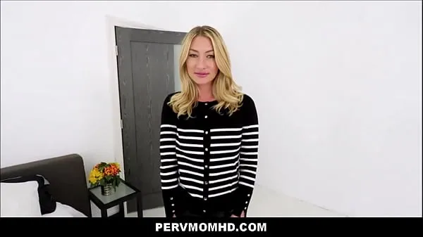 Watch PervMomHD - Hot Blonde MILF Stepmom Wants Step Son To Bang Her As Practice POV total Videos