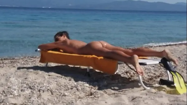 Watch Drone exibitionism on Nudist beach total Videos