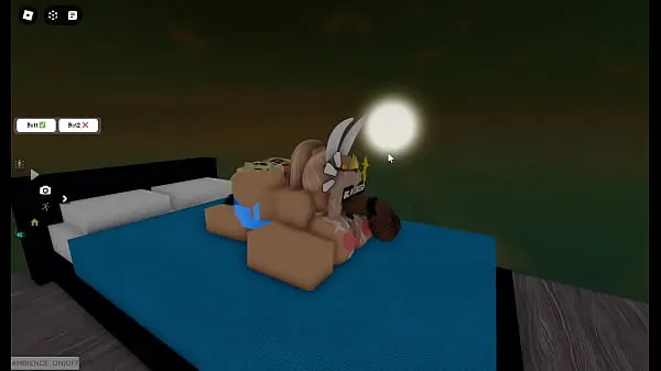 Watch Blonde roblox bunny girl gets passed around by BBC total Videos